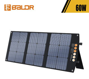 ★Togo Power BALDR PIONEER ６０Ｗ ソーラーパネル TSP-60F　折り畳み式　急速充電QC3 新品未使用★