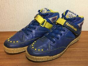 激レア ビンテージ 80s 韓国製 REEBOK リーボック RAD 27.5cm 青x黄色 OLD BMX オールドスケート ヴィンテージ vintage 80年代 powell