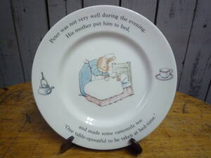 Qk219 Wedgwood Peter Rabbit Original Bread Plate 1993 ピーターラビット ウェッジウッド 1993年 英国製 ヴィンテージ