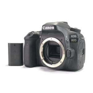 1スタ Canon EOS 80D ボディ キヤノン デジタル 一眼レフ カメラ 動作OK 1円 24E ヱOA4