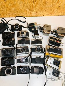 フィルムカメラ まとめ Canon OLYMPUS Nikon FUJIFILM FUJICA MINOLTA RICOH COSINA KONICA ELMO YASHICA 現状品