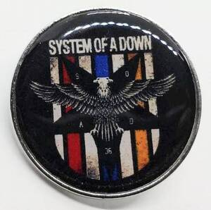 送料無料　システム・オブ・ア・ダウン　音楽　ロックバンド　ピンブローチ　ピンズ　PINS　バッジ　バッヂ　アメリカン雑貨　スマアク