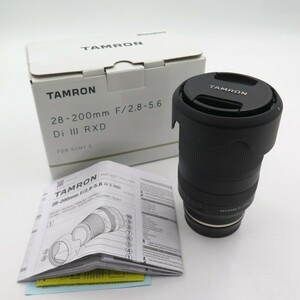 1円〜 TAMRON 28-200mm F/2.8-5.6 Di III RXD FOR SONY E 箱付き 動作未確認 y285-2758007【Y商品】