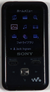 SONY, ウォークマン, NW-S715F, 2GB, ブラック, 故障, 中古