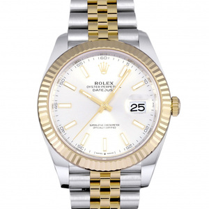 ロレックス ROLEX デイトジャスト 41 126333 シルバー文字盤 新品 腕時計 メンズ
