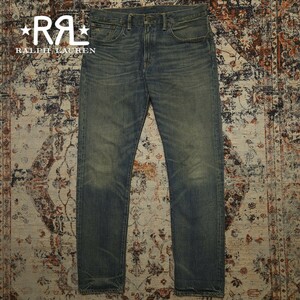 【逸品】 RRL Belgrade Slim Fit Jeans 【32×30】 ベルグレイド スリムフィット ジーンズ デニム スモーキー Ralph Lauren ディストレスト