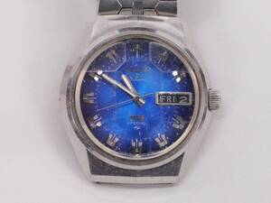 SEIKO VANAC KS SPECIAL 腕時計自動巻き 稼働品 5256-6000 9面カットガラス ブルー 1973年 キングセイコー バナック メンズ QVQ-240