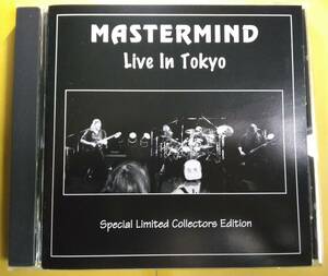 【1000枚限定/手書きナンバー入り】Live In Tokyo：Mastermind(Cyclops/CYCLUB 002) マスターマインド～USプログレ・ハード/MIDIギター