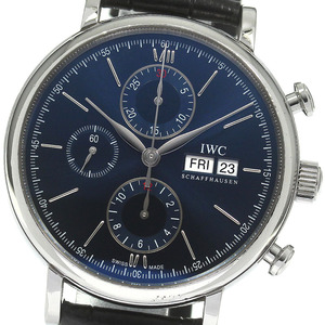 IWC IWC SCHAFFHAUSEN IW391019 ポートフィノ クロノグラフ ローレウス 世界2500本限定 自動巻き メンズ _819636