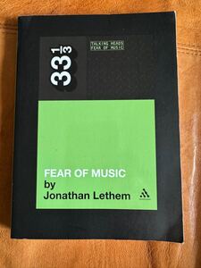 洋書: FEAR OF MUSIC - Jonathan Lethem 33 1/3シリーズ