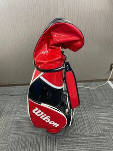 田 11C3 ゴルフバッグ　Wilson 現状品