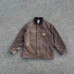 【希少】carhartt トラディショナル　コート　フェード　ペンキ　ダメージ