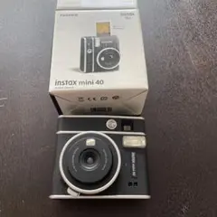 instax mini 40 富士フィルム　箱と説明書つき