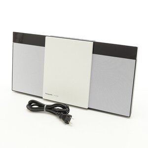 ▽536683 【美品】Panasonic コンパクトステレオシステム 動作確認済 CD再生確認済 Bluetooth対応 SC-HC300 2019年製 パナソニック