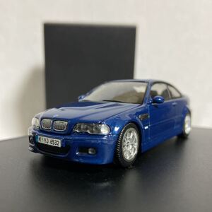 BMWディーラー特注 1/43 M3 E46 クーペ ブルー 3シリーズ 専用外箱 ケース付きミニカー モデルカー