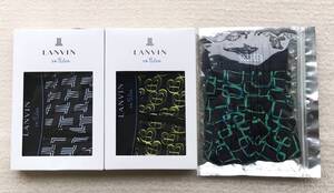 LANVIN＆FORBIDDEN ボクサーパンツ Ｍサイズ ローライズ3枚セット ☆送料無料