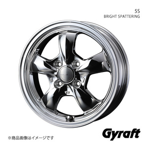 Gyraft/5S NV100 クリッパー U70系 アルミホイール1本 【12×4.0B 4-100 INSET43 BRIGHT SPATTERING(ブライトスパッタリング)】 0041111