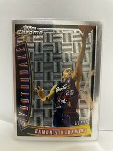 NBAカード　デイモン・ストウダマイヤー　DAMON STOUDAMIRE Topps Chrome YOUTHQUAKE 【TOPPS Chrome Y04】 【ROOKIEカード】1996