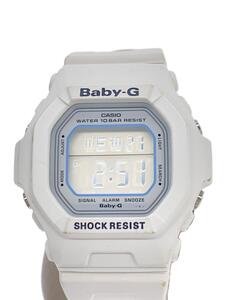 CASIO◆クォーツ腕時計・Baby-G/デジタル/WHT