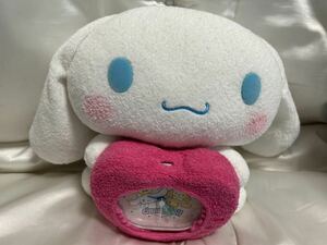 シナモロール　ぬいぐるみクロック　時計　ハート　新品未使用