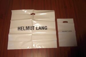 未使用送料無料　HELMUT LANG ショッパーズビニールバッグ　ヘルムートラング