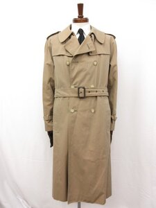 美品【MACKINTOSH マッキントッシュ】YD/VC-SM 英国製 千鳥柄ウールライナー付 2WAY トレンチコート (メンズ) S ベージュ系 玉虫□17MW3499