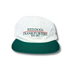 Red Dogs dad cap (white/green) キャップ ホットドッグ ユニセックス