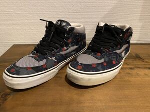 Supreme COMME des GARCONS SHIRT VANS HALF CAB PRO シュプリーム コムデギャルソンシャツ バンズ　27.5