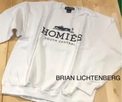 ☆BRIAN LICHTENBERG☆スウェット HOMIES/白/新品・未使用