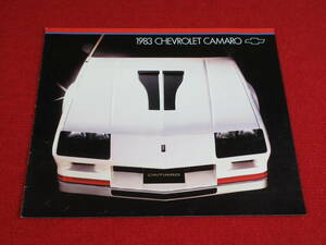 ▼　CHEVROLET　CAMARO　1983　昭和58　カタログ　▼