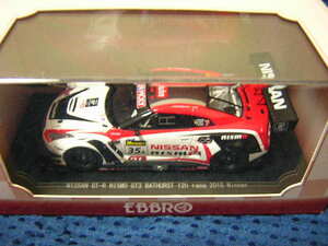 1/43　EBBRO　2015年バサースト12時間レースウィナー　ニッサンGT-R NISMO GT3#35 千代勝正組