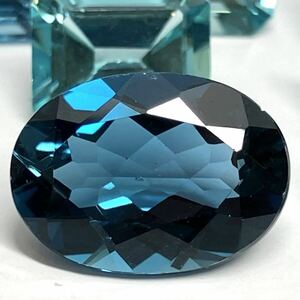 ◯天然ブルートパーズおまとめ200ct ◯uルース 裸石 ジュエリー ブルートパーズ jewelry blue topaz 