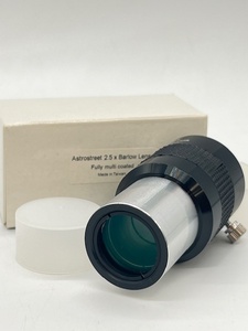 NS32764■ Astro Street 3-Element 2.5× Barlow Lens アストロストリート バローレンズ 2.5倍 台湾製 アポクロマート 望遠鏡 アクセサリー