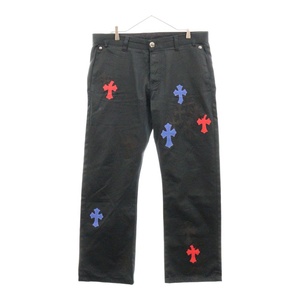 CHROME HEARTS クロムハーツ CHINO STRTLG FBRC クロスパッチチノロングパンツ 36