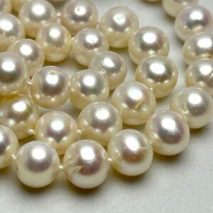 天然無調色本真珠ネックレス8mm パールネックレス42cm ジュエリー jewelry 宝石 pearl