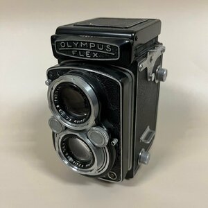 OLYMPUS オリンパス FLEX フレックス 二眼レフカメラ F.Zuiko 1:2.8 f=7.5cm　051709w/9（60）