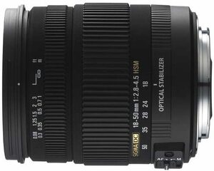 シグマ 18-50mm F2.8-4.5 DC OS HSM ニコン用 18-50mm F2.8-4.5 DC OS HSM (中古品)