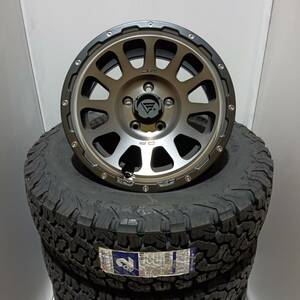 デルタフォース オーバル 7.0J-16+35 5/114 マットスモークポリッシュ BFグットリッチ オールテレーンT/A KO2 225/70R16 デリカD5 RAV4等