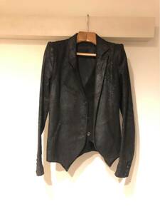 ifsixwasnine reptile デストロイレザージャケット　leather jacket 00s archive super rare l.g.b. goa 14th addiction share spirit