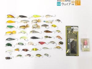 メガバス X-30、ジップベイツ リッジ 35F、アンレーズ バグミノー、ティムコ TJM35S トラウトジョイントミノー 等 計43点セット