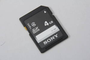 4GB SDHC カード SONY ソニー