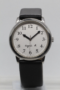 【SEIKO】agnis b V701-7000 QUARTZ 5BAR STAINLESS STEEL MADE IN JAPAN R 中古品時計 電池交換済み 24.12.6 