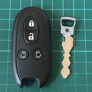 SU 10401スズキ 純正 007YUUL0212スマートキーレス パレット ソリオ ルークス等MK21S MA15S 日産 両側スライド 4ボタン