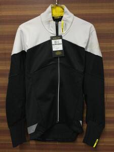 HO277 マビック MAVIC COSMIC THERMO JACKET 長袖サイクルジャケット 黒白 M 裏起毛