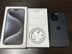 超美品　Apple iPhone 15 Pro Max 256GB ブルーチタニウム　国内版　SIMフリー Apple Store購入品