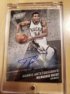 激レア SSP サイン 2017 -18 Panini Black Friday GIANNIS ANTETOKOUNMPO Auto / ヤニス アンテトコウンポ Autograph NBA NIKE FREAK