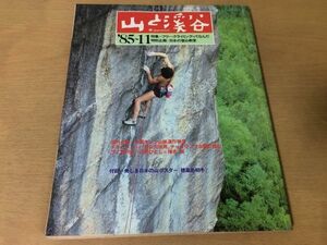 ●K321●月刊山と渓谷●1985年11月●フリークライミング登山教室中国キレン山脈遠行長谷川恒男チョモランマ北壁沢野ひとし付録あり●即決