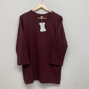 ウエアハウス 4049 7分袖 フリーダムTシャツ 3/4 SLEEVE FREEDOM T-SHIRT タグ付 BORDEAUX カットソー カットソー L