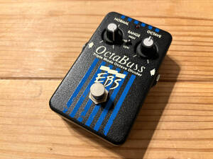 ★【中古品】EBS OctaBass BLACK LABEL Octave スーパーオクバーブ オクターバー エフェクター ベース ギター ★