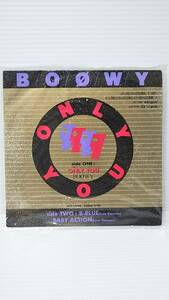 #66【未使用保管品】EPレコード ★BOOWY/ONLY YOU/B-BLUE/BABY ACTION★ 1987年発売/WTP-17950/ボウイ/氷室京介/布袋寅泰/希少アナログ盤